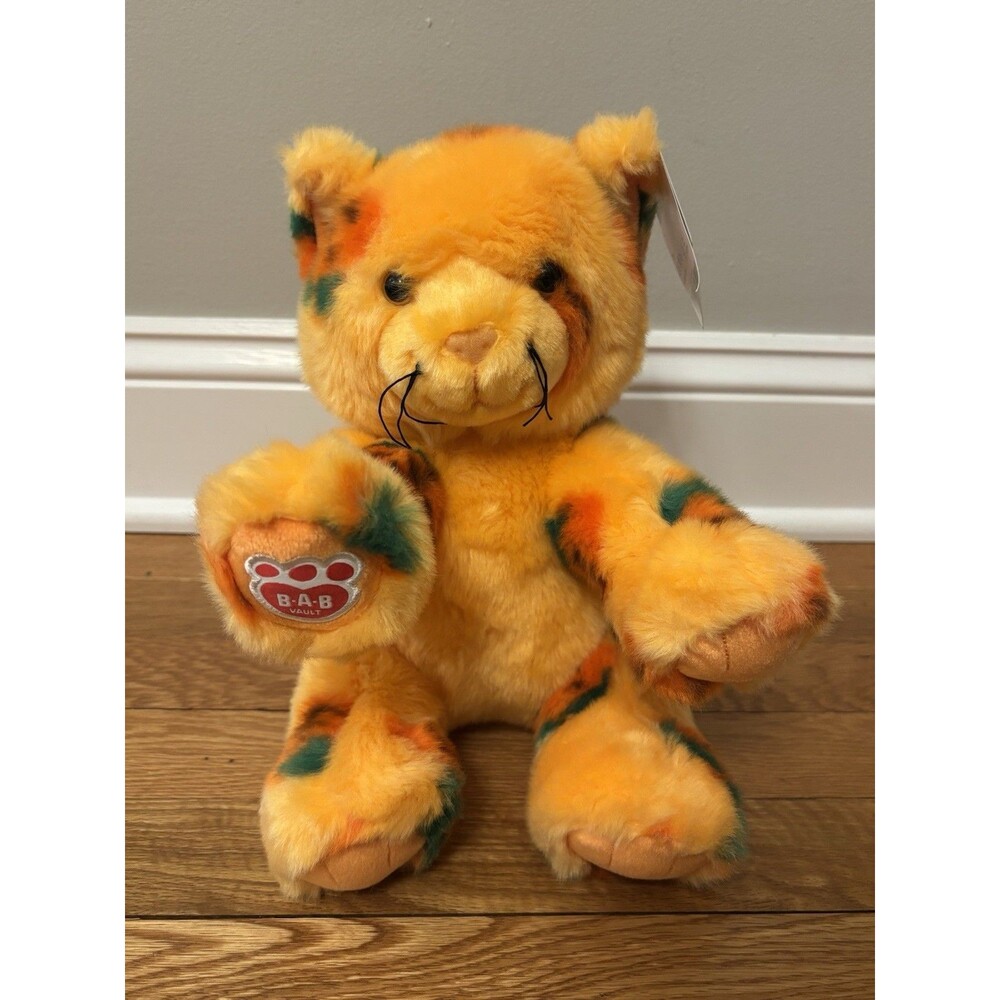 Build A Bear Pumpkin Kitty Vault Collection New With Tags Orange Plush Stuffed